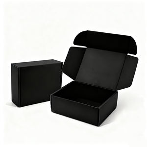 Vente en gros de carton d'expédition simple en blanc avec logo personnalisé Emballage en carton ondulé pliable Boîte en poly pour sous-vêtements - Product Image 4