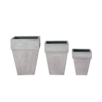 Moule à pot de fleurs en béton, fibre de verre et ciment, grand format, moulé à la main, pour décoration de jardin, à faible coût