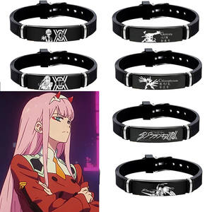 Permainan Anime <span class=keywords><strong>DARLING</strong></span> in the <span class=keywords><strong>FRANXX</strong></span> gelang nol dua gelang mode Halloween hadiah Aksesori Cosplay pria wanita - Product Image 1