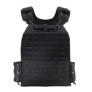 Gilet tactique porte-plaques modulaire Molle léger à dégagement rapide, compatible armures souples et rigides - Product Image 3