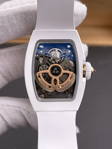 Reloj Mecánico Automático de Cerámica Moissanite Tourbillon, Elegante, Casual, Lujoso y de Alta Calidad para Hombre y Mujer - Product Image 6