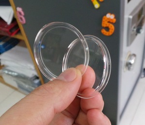 Cápsulas de Acrílico Transparente de Alta Calidad <span class=keywords><strong>para</strong></span> Colección de <span class=keywords><strong>Monedas</strong></span>, Diámetro de 39 mm, Disponibles en Stock, Venta Caliente - Product Image 4
