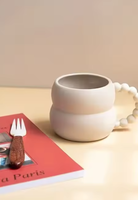Nouvelle tasse en céramique de style chinois beige/bleu en porcelaine osseuse, écologique, de haute qualité, originale, pour le café et le thé, pour les couples, pour la maison