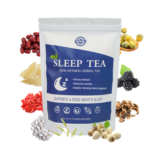 Thé vert aux herbes chinoises RST pour le sommeil - Formule pure et naturelle pour la relaxation et les beaux rêves, soutien détoxifiant et purifiant du foie, sachets de thé de qualité - Product Image 1