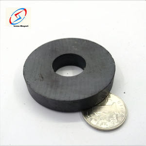 D32-d18x6mm y35. Y30 טבעת מגנט מקרמיקה קבועה בגודל שונה - Product Image 2