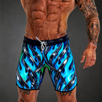 Shorts de compétition de fitness personnalisés, grande taille, légers, à séchage rapide, imprimés, pour les concours de musculation, shorts de physique pour hommes