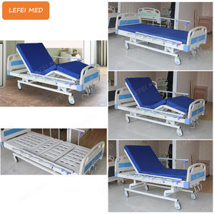 Cama de enfermería redonda para el hogar, cama médica de tres manivelas, 3403K - Product Image 3