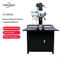 Machine de perçage, fraisage et taraudage intégrée Tongchen 1800w Servo Motor pour usines et ateliers de réparation