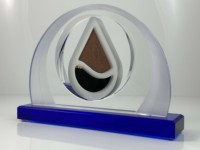 Trophées personnalisés Compagnie pétrolière Cadeaux promotionnels Trophée de grande taille