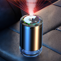 Diffuseur d'arômes intelligent pour voiture avec lumière d'ambiance ciel étoilé, démarrage/arrêt automatique, alimentation USB, désodorisant de voiture en alliage