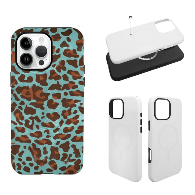 Magnetic 2 in 1 3D Sublimation Blank Phone Cases for iPhone 17 16 15 14 13 12 11 Pro Max Samsung S26 S25 Plus Ultra Magnet Shell