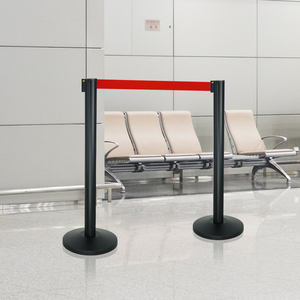 Cintura retrattile in alluminio nero cromato, - Product Image 3