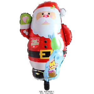 Nouvelle arrivée main tremblante en forme de père noël de noël décoration feuille d'hélium ballons en aluminium - Product Image 1