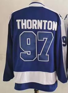 เสื้อฮอกกี้น้ำแข็งโพลีเอสเตอร์สำหรับผู้ใหญ่แบบยูนิเซ็กซ์ พิมพ์ชื่อได้ตามสั่ง ผลิตจากโรงงานด้วยเทคนิคการถ่ายเทความร้อน ชุดทีมพร้อมโลโก้ด้านหน้า/ด้านหลัง - Product Image 6