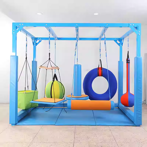 Columpio de Suspensión para Integración Sensorial, Equipo de Entrenamiento de Ejercicio Físico para Niños en Interiores, Sala de Escalada, Canasta Colgante para el Hogar - Product Image 1