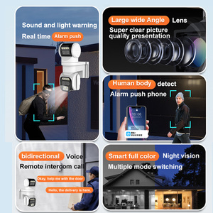 Rscamtom 4K ống kính kép 10x Zoom Mạng Máy ảnh 360 độ phát hiện chuyển động báo động ngoài trời an ninh máy ảnh không dây Wifi - Product Image 6