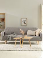 Table basse ronde simple et moderne pour salon, cuisine ou salle à manger, idéale pour la maison