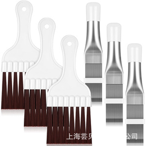 <b>Plastic</b> Fin Cleaning Brush Set With Abrasive Bristles For Air Conditioner Radiator Dust Removal - Product Image 1