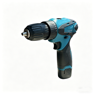 Perceuse sans fil multifonctionnelle 12V à vitesse variable 10mm avec lumière LED intégrée réversible pour usage domestique et bricolage - Product Image 2
