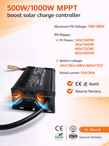 <span class=keywords><strong>Regulador</strong></span> de Panel <span class=keywords><strong>Solar</strong></span> <span class=keywords><strong>MPPT</strong></span> de 500W, Apto para Carritos de Golf, Bicicletas Eléctricas, Scooters y Sistemas de Energía <span class=keywords><strong>Solar</strong></span> - Product Image 1