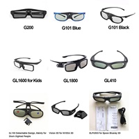 Gafas 3D Activas para Niños HaoMing Blueray, Proyector Epson 3LCD, Obturador IR, Batería Lipo, 45h, 120Hz