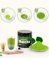 Chinaherbs Té Matcha Ceremonial Orgánico Natural en Polvo, Sin Gluten, Vegano, Sin OMG, Bolsitas de Té Bienestar, Envasado al Vacío, Marca Privada