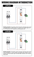 Relais temporisé JJT8-A1 retard sur T8-B1 retard fonction unique 16A électronique réglable alimentation sur minuterie retard AC DC12V-240V JIUJI