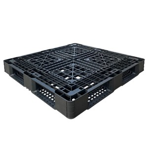 พาเลทพลาสติก Jieyi ขนาด 1.1x1.1 เมตร HDPE แบบสี่ทางเข้า ชนิดตะแกรง สำหรับคลังสินค้า โลจิสติกส์ พร้อมส่งออก - Product Image 3