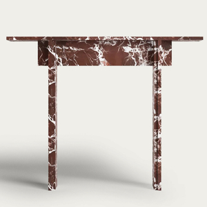 <span class=keywords><strong>Table</strong></span> <span class=keywords><strong>console</strong></span> haute en marbre rouge naturel KUMUSI Rosso Levanto - Product Image 1
