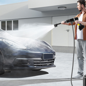 Nettoyeur haute pression <span class=keywords><strong>sans</strong></span> <span class=keywords><strong>fil</strong></span> 6-en-1 avec buse, machine de lavage de voiture à batterie, nettoyeur <span class=keywords><strong>sans</strong></span> <span class=keywords><strong>fil</strong></span>, étui OEM personnalisé, rechargeable - Product Image 4