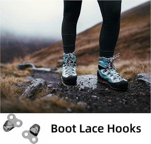 Crochets en alliage avec rivets et boucles pour chaussures, idéaux pour la réparation de sangles de bottes en cuir pour le camping, la randonnée et l'escalade - Product Image 2