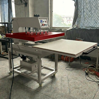 Presse à chaud hydraulique pour transfert de feuille silicone/moussée, à table auto-ouvrante, pour sublimation textile et impression thermique