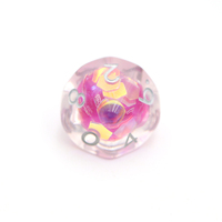 Profession eller Hersteller 16Mm Soft Edge Shiny Pink Rauch harz Großhandel Graviert Hochwertige Custom 16Mm Würfel Würfel Set
