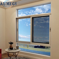 Aumegi OEM 服务 铝制上下推拉窗 三片推拉窗