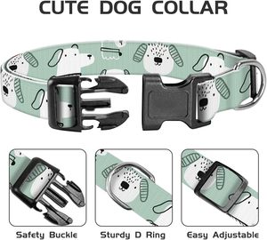 Conjunto de Collar y Correa para Perro Personalizable de PU/Poliéster con Pajarita Ajustable y Pañuelo - Product Image 2