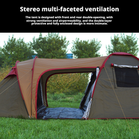 Tente de camping de luxe portable et imperméable pour l'extérieur, tente de glamping, tente de camping extérieure personnalisée, chapiteau pop-up, abri de jardin