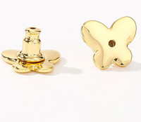 Attaches de boucles d'oreilles plaquées or 18 carats, remplacements sécurisés pour boucles d'oreilles lourdes et tombantes, adaptées aux peaux sensibles et hypoallergéniques