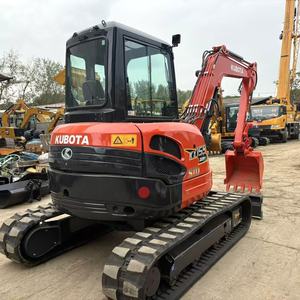 Almost New Used Kubota U55-4 Excavator With Rubber <b>Trackers</b> in Wholesale Price Secondhand Kubota U55 U55-4 Excavator Swing boom - Product Image 3