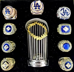 Nuevo Modelo 2025, Juego de Anillos de Campeonato de <span class=keywords><strong>los</strong></span> Dodgers de <span class=keywords><strong>Los</strong></span> Ángeles, Chapado en Oro de 18K, Aleación con Piedras Preciosas, Anillo Moderno, Regalo Conmemorativo para Fanáticos - Product Image 4