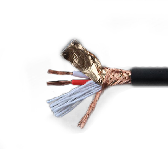 Braided Shielding Bulk XLR Cable Foil Copper Braid Cotton Yarn Microphone Cable
