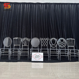 Chaises pliantes rembourrées en résine blanche <span class=keywords><strong>Napoléon</strong></span> pour banquet, jardin, mariage, événements de fête - Product Image 6