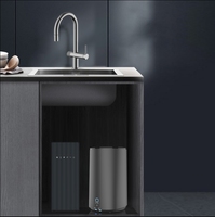Purificateur d'eau du robinet OLANSI, distributeur d'eau gazeuse et d'eau chaude instantanée sous comptoir pour la maison