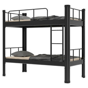 Cama Doble Tipo Bunk, de Metal, con Recubrimiento de Polvo Ecológico, para <span class=keywords><strong>Dormitorio</strong></span>, Hotel, Escuela o Apartamento - Product Image 4
