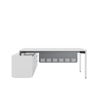 Le plus récent bureau de direction en forme de L Mfc de luxe nouvelle table de directeur général pour le mobilier de bureau