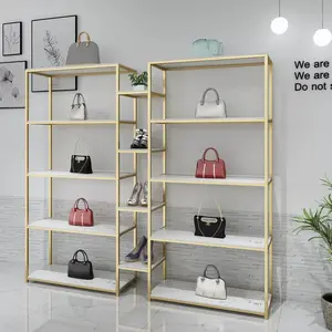 Lüks çanta vitrin rafı mağaza tezgahı tasarım yaratıcı yüksek End pencere sergileme mobilyası tasarım