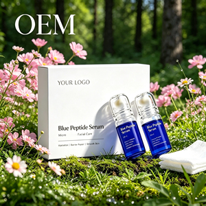 Servicio de Formulación Cosmética Personalizada Disponible: Suero de Péptidos Azules ODM de Bajo Lote para Nutrir Visiblemente la Piel Madura - Product Image 1