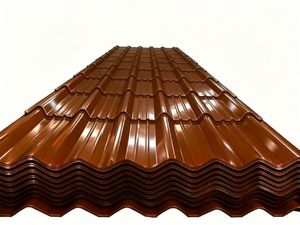 Tôles de toiture en <span class=keywords><strong>acier</strong></span> ondulé prélaqué Z90 Z275, calibre 22, 26, 28, vertes - Product Image 1