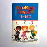 OEM chindren의 교육 영어 번호 책 쓰기 닦아 깨끗한 어린이 책