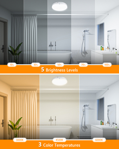 USB-C có thể sạc lại ánh sáng Trần, 5000mAh Pin, cảm biến chuyển động & điều khiển từ xa, Dimmable cho phòng ngủ, hành lang - Product Image 6