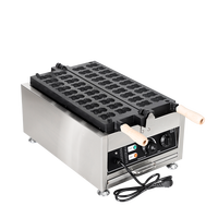 Nouvelle machine à gaufres électrique portable en acier inoxydable 304 pour 20 mini-gaufres en forme d'ours, Taiyaki et animaux
